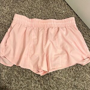 All in Motion Blush Pink Elastic Shorts